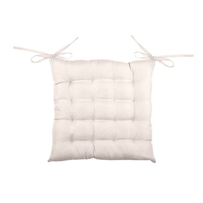 Galette de chaise unie en 16 points LOVELY CASA