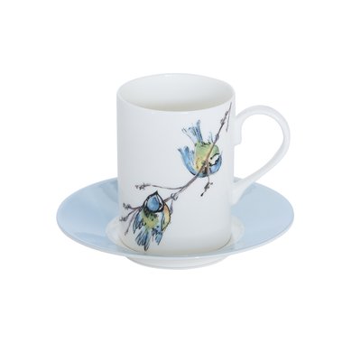 Set Mug et sous tasse  -MÉSANGE ROY KIRKHAM