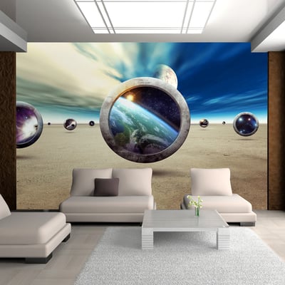 Papier peint intissé panoramique Abstractions Promonade dans l'univers EDEN