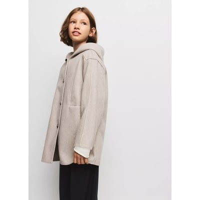 Manteau long drap de laine MANGO KIDS