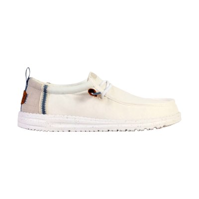 Mocassin à Lacets Wally Craft Linen HEY