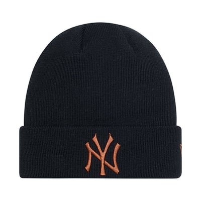 Bonnet New York Yankees League Essential noir et bronze avec un revers NEW ERA