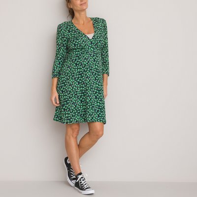 Robe de grossesse, forme cache-cœur LA REDOUTE COLLECTIONS