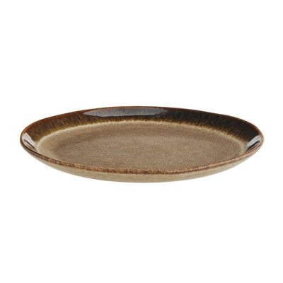 Assiette plate rustique grès MADAM STOLTZ