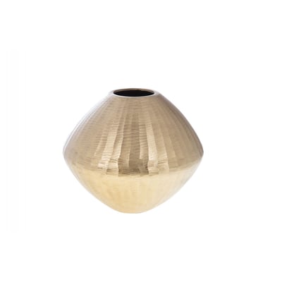 Vase Nautilus 30 m or en aluminium AMADEUS