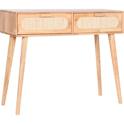 Console en bois et rotin, élégante RECOLLECTION