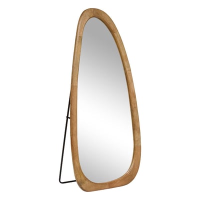 Miroir sur pied oblong en manguier STAN ATMOSPHERA