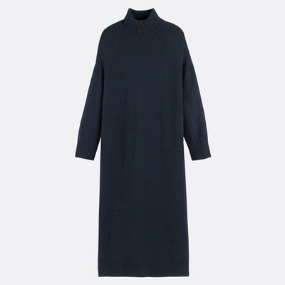 Robe pull, longue, manches longues LA REDOUTE COLLECTIONS