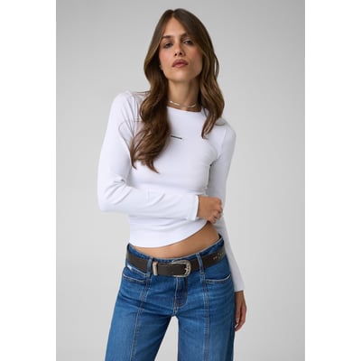 Haut À Manches Longues Avec Logo Patch GUESS