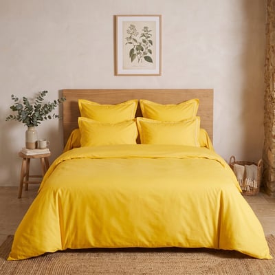 Housse De Couette Uni Percale De Coton - UNIS PERCALE TRADITION DES VOSGES
