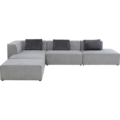 Canapé d'angle Infinity XL gauche gris KARE DESIGN