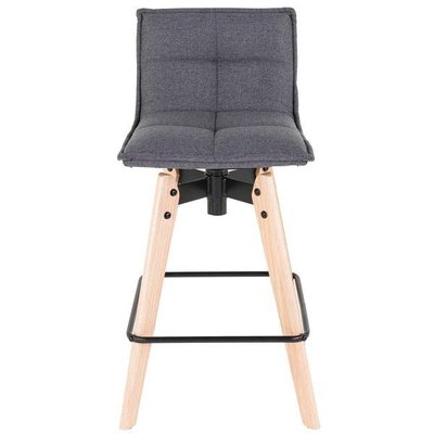 Chaise snack  en simili piétement chêne Mae ZAGO