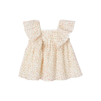 Robe cérémonie à fleurs manches papillon VERTBAUDET