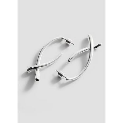 Boucles d'oreilles irrégulières texturées MANGO