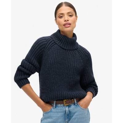 Pull ample en maille à col roulé SUPERDRY