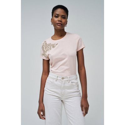 T-SHIRT AVEC APPLICATIONS BRILLANTES SALSA JEANS