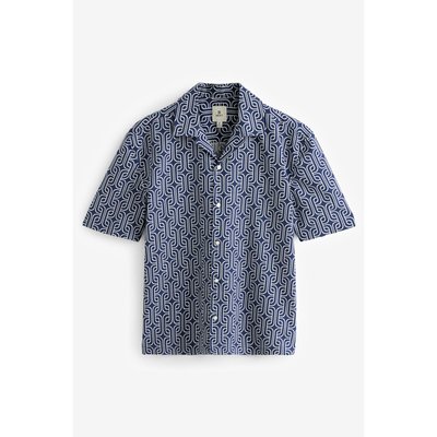 Chemise imprimée à manches courtes NEXT