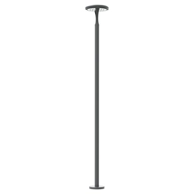 Lampadaire solaire à détecteur de mouvement en Aluminium, BERMEO INSPIRE
