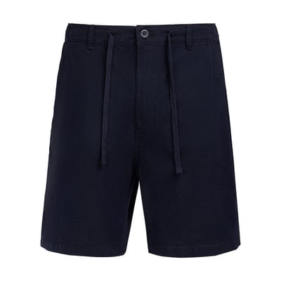 Short bleu foncé à coupe droite pourvu d'un cordon de serrage à la taille TEDDY SMITH