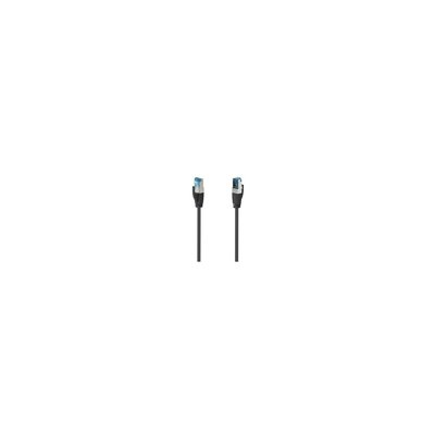 Câble RJ45 5M Droit CAT6a S/FTP Noir HAMA
