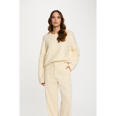 Pull col rond fantaisie MORGAN