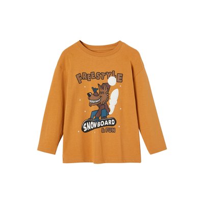 T-shirt animation fantaisie en coton recyclé VERTBAUDET