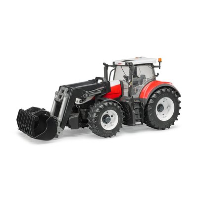 Tracteur steyr 6300 terrus cvt avec fourche BRUDER