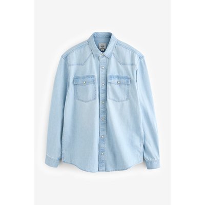 Chemise western en jean à manches longues NEXT