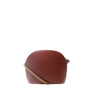 Sac trotteur à bandoulière en cuir grainé NAAN OH MY BAG