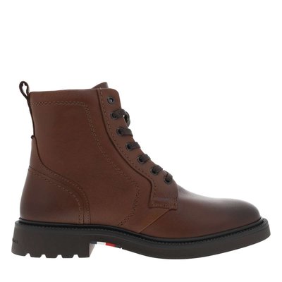 Bottines cuir talon plat TOMMY HILFIGER