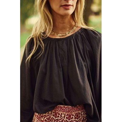 Blouse ample et froncée en coton, BLAZIE LA PETITE ETOILE