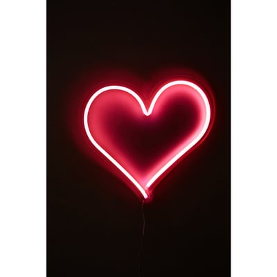Neon Heart LED Light Box SO'HOME