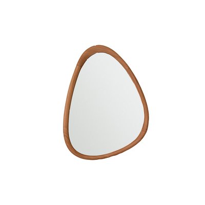Miroir organique en teck massif 75x60 cm  BELIZE BERAH GETAH