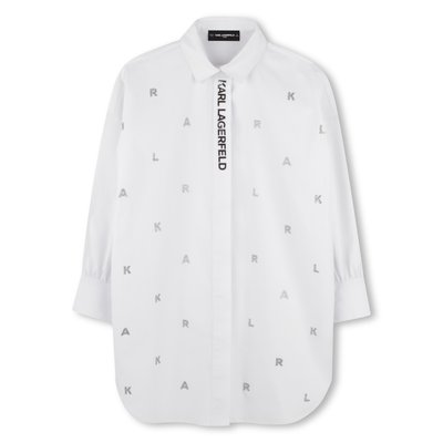 Robe chemise à manches longues KARL LAGERFELD KIDS