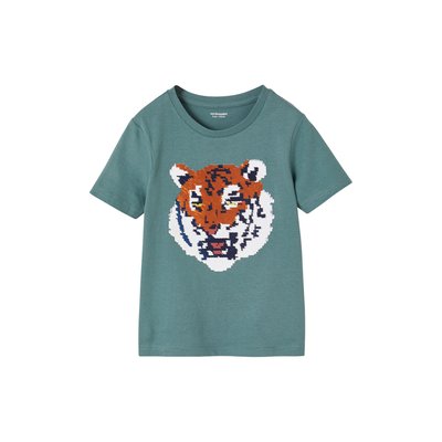 Tee-shirt Basics motif sequins réversibles VERTBAUDET