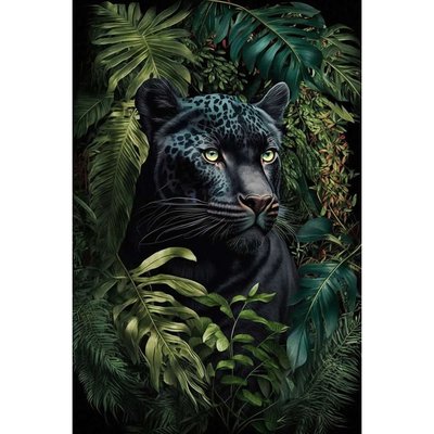 Tableau Mural Panthère Noire ANIMAUX CEANOTHE