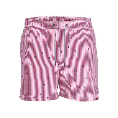 Шорты пляжные в полоску JACK & JONES