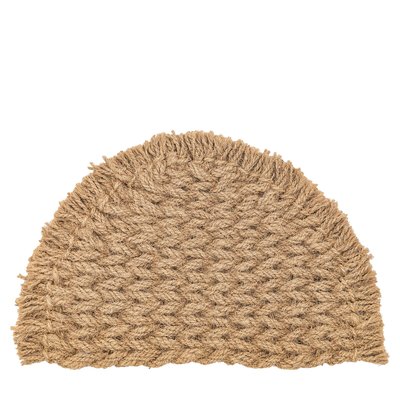 Semi-Circular Fringed Doormat SO'HOME