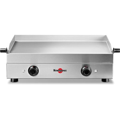Plancha électrique Saveur inox 2 brûleurs à poser, 64x34 cm KRAMPOUZ