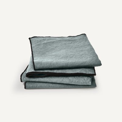 Lot de 4 serviettes de table, Suzy en lin lavé AM.PM
