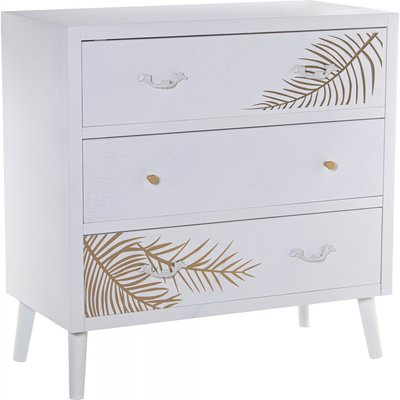 Commode en bois, détails dorés RECOLLECTION