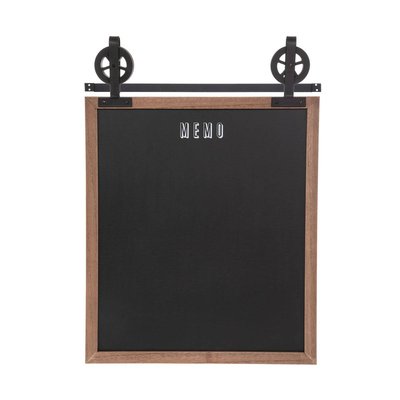 Mémo ardoise suspendu style industriel POULI ATMOSPHERA
