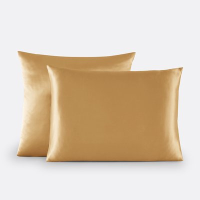 Bijou Plain Silk Pillowcase LA REDOUTE INTERIEURS