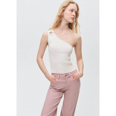 Top maille asymétrique MANGO TEEN