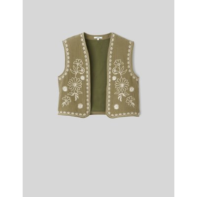 Veste sans manches brodée BZB