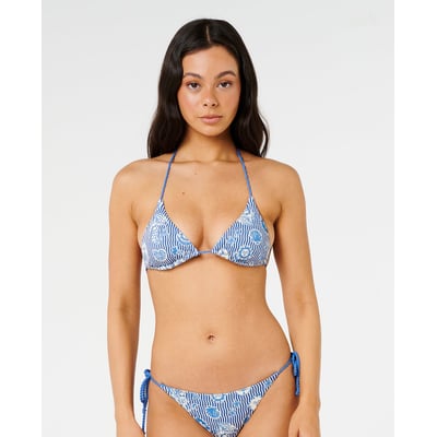 Haut de maillot de bain triangle coulissant Catalina WAVES RIP CURL