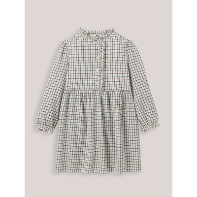 Robe à carreaux en flanelle de coton CYRILLUS