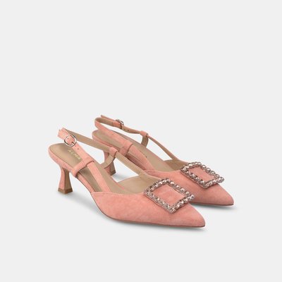 Chaussures escarpins en cuir à talon ouvert ALMA EN PENA