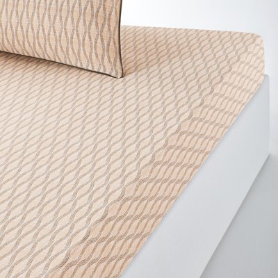 Drap housse percale de coton bonnet 30 cm, Sonora LA REDOUTE INTERIEURS