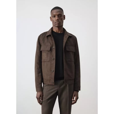 Veste effe daim poches MANGO MAN